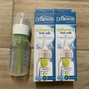 3 Brand New Dr. Brown 4 oz bottles